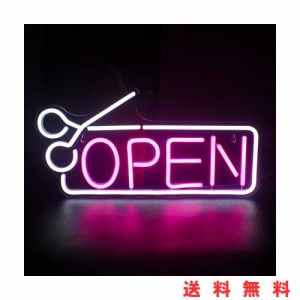 OPEN ネオンサイン LED ネオンライト ネオン看板 オープン ネオンサイン インテリア 壁飾り バー 居酒屋 理髪店 壁掛け 飾り USB給電 ピ