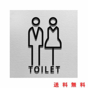 Sitengle トイレサイン アクリル製 立体 トイレ ステッカー Men Women 男性 女性 WC 看板 トイレ 表示 お手洗い サインプレート 標識 お