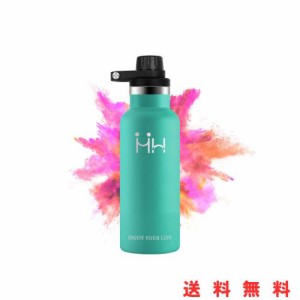 HoneyHolly 水筒 500ml 直飲み 軽量 真空断熱 炭酸 ボトル 漏れ防止 ストロー付き水筒 スポーツ 水筒 スポーツドリンク 水筒 保温 保冷 