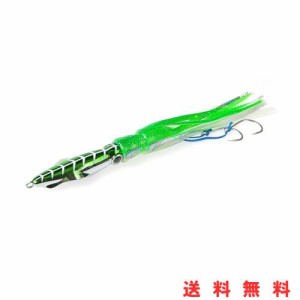 Tolure ジグ 60g 3Dアイ 夜光 金属ボディ PVCテール タコ型 ジギングルアー 船釣り 海釣り サバ 根魚 青物 真鯛 マグロ カツオ タラ サワ