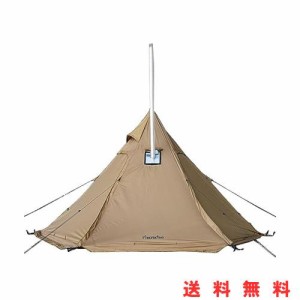 FireHikingキャンプテントワンポールテント 2-4人 家族キャンプ デュオキャンプテント ティピーテント 煙突穴付き ホットテント