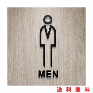 トイレサイン アクリル製 立体 トイレ ステッカー Men Women 男性 女性 WC 看板 トイレ 表示 お手洗い サインプレート 標識 おしゃれ オ