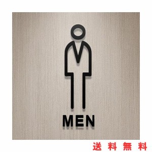 トイレサイン アクリル製 立体 トイレ ステッカー Men Women 男性 女性 WC 看板 トイレ 表示 お手洗い サインプレート 標識 おしゃれ オ