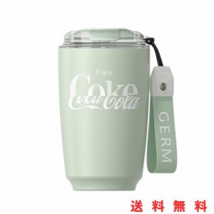 GERM タンブラー 400ml マグ 316Lステンレス モカ 水筒 コーヒーカップ 保温 保冷 コーヒータンブラー 水ボトル 真空断熱 蓋付き 直飲み 