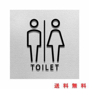 Sitengle トイレサイン アクリル製 立体 トイレ ステッカー Men Women 男性 女性 WC 看板 トイレ 表示 お手洗い サインプレート 標識 お