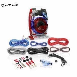 BOSS Audio Systems KIT10 4ゲージ アンプ取り付け用ワイヤーキット - 車載アンプ配線キット ラジオ/サブウーファー/スピーカーの接続＆