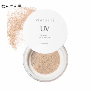 VINTORTE SPF50+ PA++++ ミネラル UVパウダー 顔 日焼け止め パウダー ヴァントルテ ※パフ別売り (1, クリアベージュ)