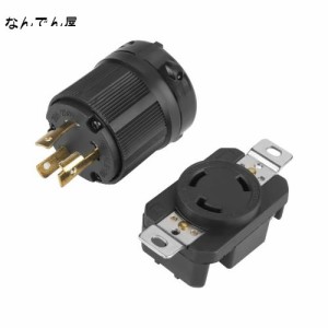 NEMA L6-30P L6-30R 30A 250Vツイストロック電気3ピンプラグレセプタクルコネクタオス＆メス