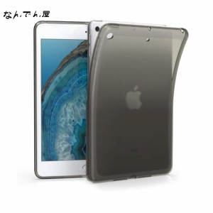 kwmobile タブレットケース 対応: Apple iPad Mini 5 (2019) ケース - タブレットカバー TPU シリコン 保護 黒色/透明