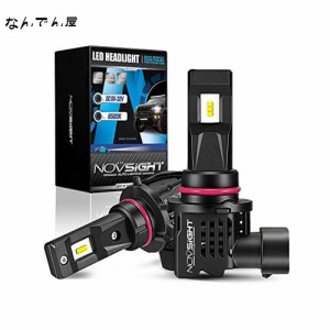 NOVSIGHT HB4 55W 12000LM 6500K 無極性 LEDヘッドライト 新車検対応 高品質LEDチップ搭載 高輝度 DC9-32V 360°発光 2個セット