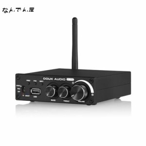 DOUK AUDIO M1 PRO Hi-Fi 320W Bluetooth 5.0 パワーアンプ ステレオ サブウーファー アンプ USB 音楽プレーヤー