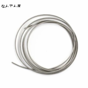 Othmro 直径5mm 長さ5M 304材質 表面処理PVC 1pcs ワイヤーロープ 304材質 フェンス 柵 落下防止 地震対策 ステンレス ロープ ワイヤー 