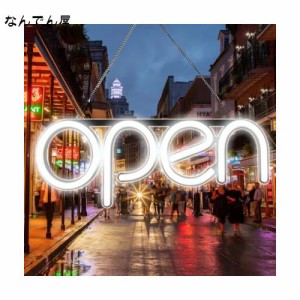 OPEN看板 LED OPEN SIGN オープン クローズ OPEN＆CLOSED時間付き 点滅設定可 カフェ 喫茶店 レストラン バー 居酒屋 インテリアショップ