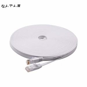 LANケーブル 20m 有線ケーブル ランケーブル フラットタイプ CAT6準拠 有線lanケーブル RJ45コネクタ フラットケーブル サーバー 企業様