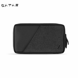 NATIVE UNION STOW Organizer - プレミアム 耐久キャンバス 旅行用収納ポーチ ケーブル 充電器 SIMカードなど収納 (Slate)