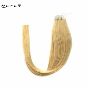 ALISY 人毛 シールエクステ TAPE hair レミーエクステ カラー ウィッグ エクステンション 10本 (16inch, 24#)