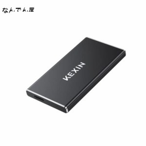 KEXIN 外付けSSD250GB USB3.1(Gen2) 超小型 超高速 ポータブルSSD PS4(メーカー動作確認済) 転送速度(最大)550MB/s 超ミニ 2本ケーブル付