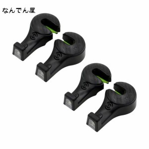 Raksonic 車シートフック 車用収納フック 荷物フック 耐荷重10KG後部座席用 可旋転 隠し式 LEDライト付き 買い物袋の荷崩れ防止 2ペア カ