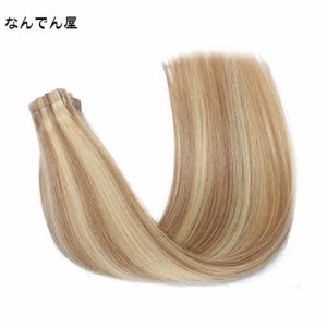 ALISY 人毛 シールエクステ TAPE hair レミーエクステ カラー ウィッグ エクステンション 10本 (16inch, P12-613#)