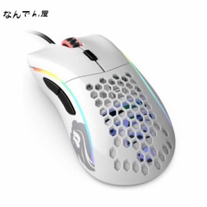 Glorious グロリアス モデルd ゲーミングマウス白 光る マウス 軽量 エルゴノミクス RGB 光る6個プログラムボタン DPI 12 pc 小型 ゲーム