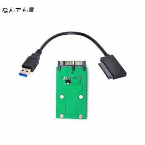Xiwai USB 3.0 - mSATA 50ピン SSD ＆ 1.8インチ Micro SATA 7+9 16ピン アダプター アドオンカード PCBA