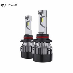 Sinoparcel HB4/9006 LEDヘッドライト バルブ, ロービーム フォグ用, 車検対応 12V/24V兼用, 10000LM 6500K ホワイト, ハロゲン置換変換