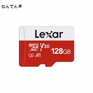 Lexar マイクロsdカード 128GB microSDカード UHS-I 読取り最大100MB/秒 U3 Class10 A1 V30 4K Ultra HD動画撮影 microSDXC「SDアダプタ