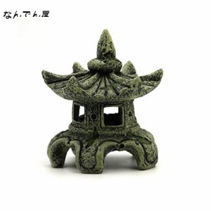 MUYYIKA 水槽 用 シェルター オブジェ オーナメント アクアリウム 用品 菩提樹下 禅の古代仏像 金魚/熱帯魚/亀 隠れ家 水族館飾り