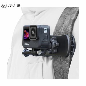 SUREWO 360°回転バックパックストラップマウント クイッククリップマウント GoPro Hero 12,11,10,9,8,7,6,5,4、DJI Osmoアクション3/2、