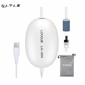 エアーポンプ 釣り エアポンプ USB給電/充電不可/防水/消音 携帯式 エアーポンプ ブクブク 釣りポンプ 付属品にはチューブ、ストーン、逆