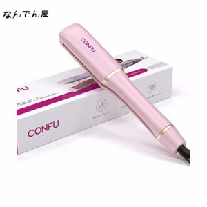 CONFU ヘアアイロン ストレート 38mm ストレートヘア ワイヤレス ヘアアイロン 持ち運び 3段階温度調整 MAX210°