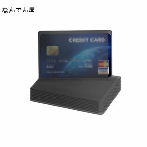 kwmobile 10x クレジット カードケース 保護カバー - カード入れ クレカ 銀行カード 交通系ICカード 保険証 - TPU シリコン製 プロテクタ