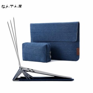 Omnpak 折り畳み式 パソコンケース 13インチ 13MacBook Air M1 2020-2018 2020 New Mac-Book Air/Mac-Book Pro Surface Pro X/8/7/6/5/4/