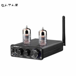 AIYIMA TUBE 6N3 Vacuum Tube 6N3真空管プリアンプブルートゥース 5.0 レシーバーハイファイプリアンプ DC12V高音と低音調整 オーディオ