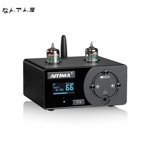 AIYIMA TUBE-T10 Bluetooth 5.0 Jan5654 TUbe 真空管プリアンプ ステレオDC12V オーディオンプリアンプ高音と低音調整ホームシアター