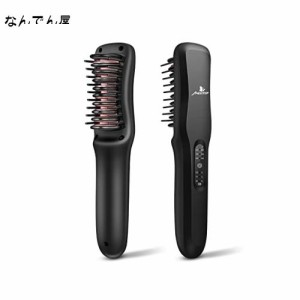 ストレートブラシ ヒートブラシコードレスMEXITOP ブラシアイロン ヘアアイロン ヘアブラシ usb充電式 ブラシ型アイロン コームアイロン