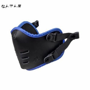 [デルタダイレクト] DELTA Direct バイク用フェイスマスク 鴉マスク 青(Blue) ジェットヘルメットのスナップに取付OK ヘッドバンド付属 