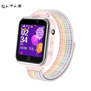 PTHTECHUS? 子供向けスマートウォッチ、キッズ 腕時計 smart watch for kids MP4 24ゲーム付き こども用腕時計、カメラ 音楽再生 MP3 歩