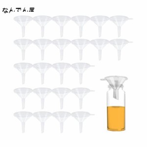 ZHEJIA 漏斗 じょうご ミニ漏斗（？100個）ミニ プラスチック ロート 香水 液体 オイル フィルター漏斗 小さい 充填漏斗 研究室機器 透明