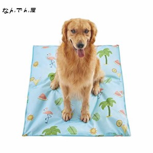 Norvy ペット ひんやりマット 大型犬 冷却マット ペットベッド 110×80cm 夏用ひんやりジェルマット 敷きパッド 暑さ対策 犬舎のため 収