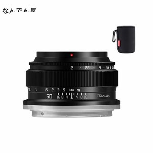 TTartisan 50mm F2 フルサイズ マニュアルフォーカスレンズ ソニーEマウントカメラ対応 A7 A7II A7III A7R A7RII A7RIII A7RIV A7S A7SII