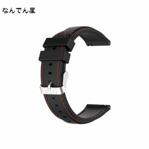 [SHEAWA] Xiaomi Mi Watch用バンド ベルト Watch S3 交換バンド シリコン 交換ベルト スポーツバンド アクセサリー (ブラック)