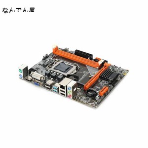 M-ATX デスクトップ マザーボード、B75 LGA 1155 ゲーミング マザーボード、M.2 NVME/SATA スロット、デュアル チャネル DDR3/電源 3+1 