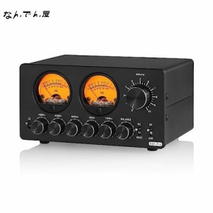 Douk Audio EQ5 PRO プリアンプ 5-Band EQ イコライザー Bluetooth レシーバー ステレオ オーディオ VU メーター付き