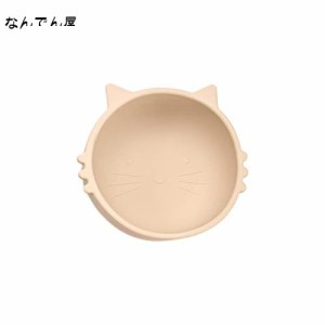 let’s make 離乳食 食器 ひっくり返らない ベビー食器 吸盤 ボウル シリコンボウル 猫の形 赤ちゃん 滑り止め こぼれ防止 ひっくり返し