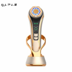 Vimaydo 【2023 革新版 】美顔器 RF美顔器 イオン導出 イオン導入 EMS 微電流 LED搭載 1台6役 4種類モード 3段階レベル 超音波振動 クレ