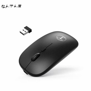 マウス 無線 ワイヤレスマウス 小型 静音 高精度 省エネルギー MacBook/Windows/Surface/iPad Proパソコンなどに対応 (薄型)