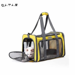 AOCD ペットキャリー 猫キャリーバッグ ペットキャリー バッグ ショルダー 4way 中・大型猫用・小型犬・うさぎ用 リュック 折りたたみ お