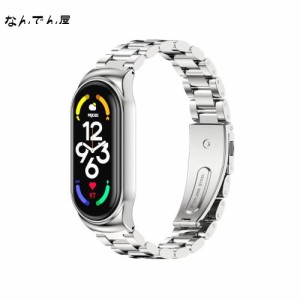 MIJOBS Xiaomi Mi Smart Band 8 Mi Band 7 スマートバンド 6 替えバンド Mi Band 5/4/3バンド 交換用 腕時計 リストバンド レディース メ