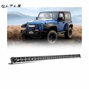 LED作業灯 32インチ 90W LEDライトバー 車 26000ルーメン 6D凸レンズPMMA鏡面 12V/24V led作業灯 薄型 ライトバー led 船舶作業灯 農業機